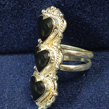 Black Heart Onyx Ring