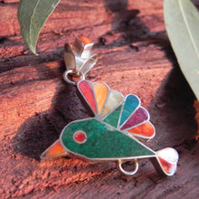 Estimated Small Bird and Leaf Inlay Piece