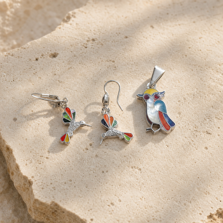 Small Mixed Inlay Charms Lot