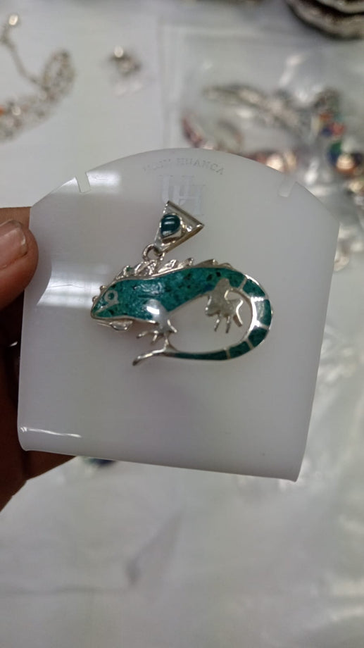 Green Oval Stone Silver Ring