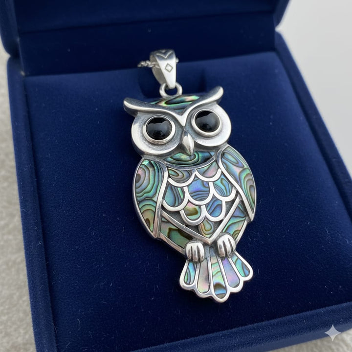 Mosaic Owl Pendant