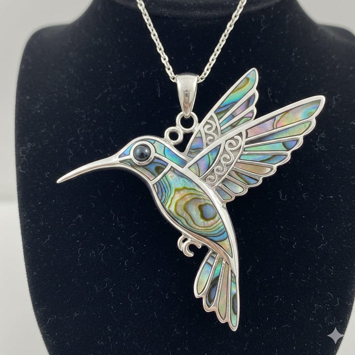 Hummingbird Mosaic Pendant