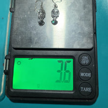 Silver Drop Earrings Pair