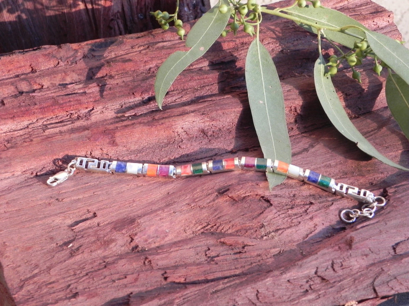 Thin Multicolor Stone Bracelet