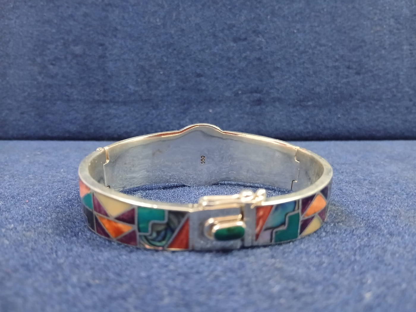 Multicolor Stone Link Bracelet