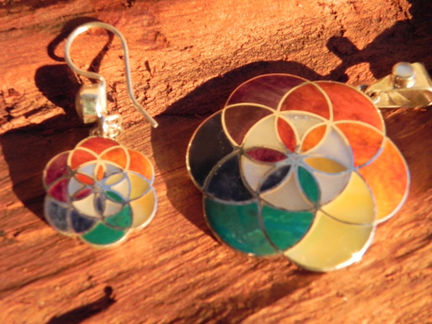 Incaico Pendant & Earring Set