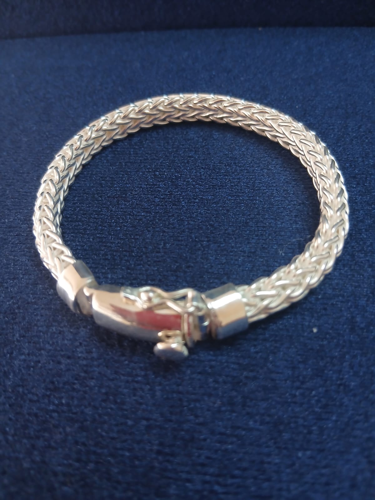 Woven Silver Bracelet