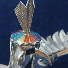 Estimated Condor Flautist Silver Figurine