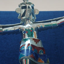 Estimated Condor Flautist Silver Figurine