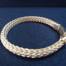 Estimated Woven Silver Bracelet