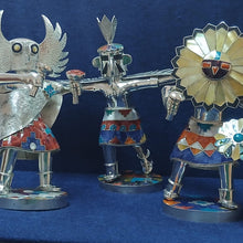 Estimated Inca Silver Musician Figurine Trio