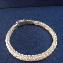 Estimated Woven Silver Bracelet
