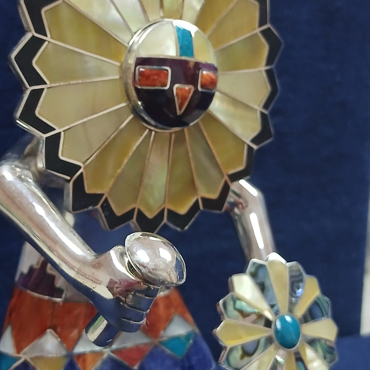 Sun Dancer Silver Figurine
