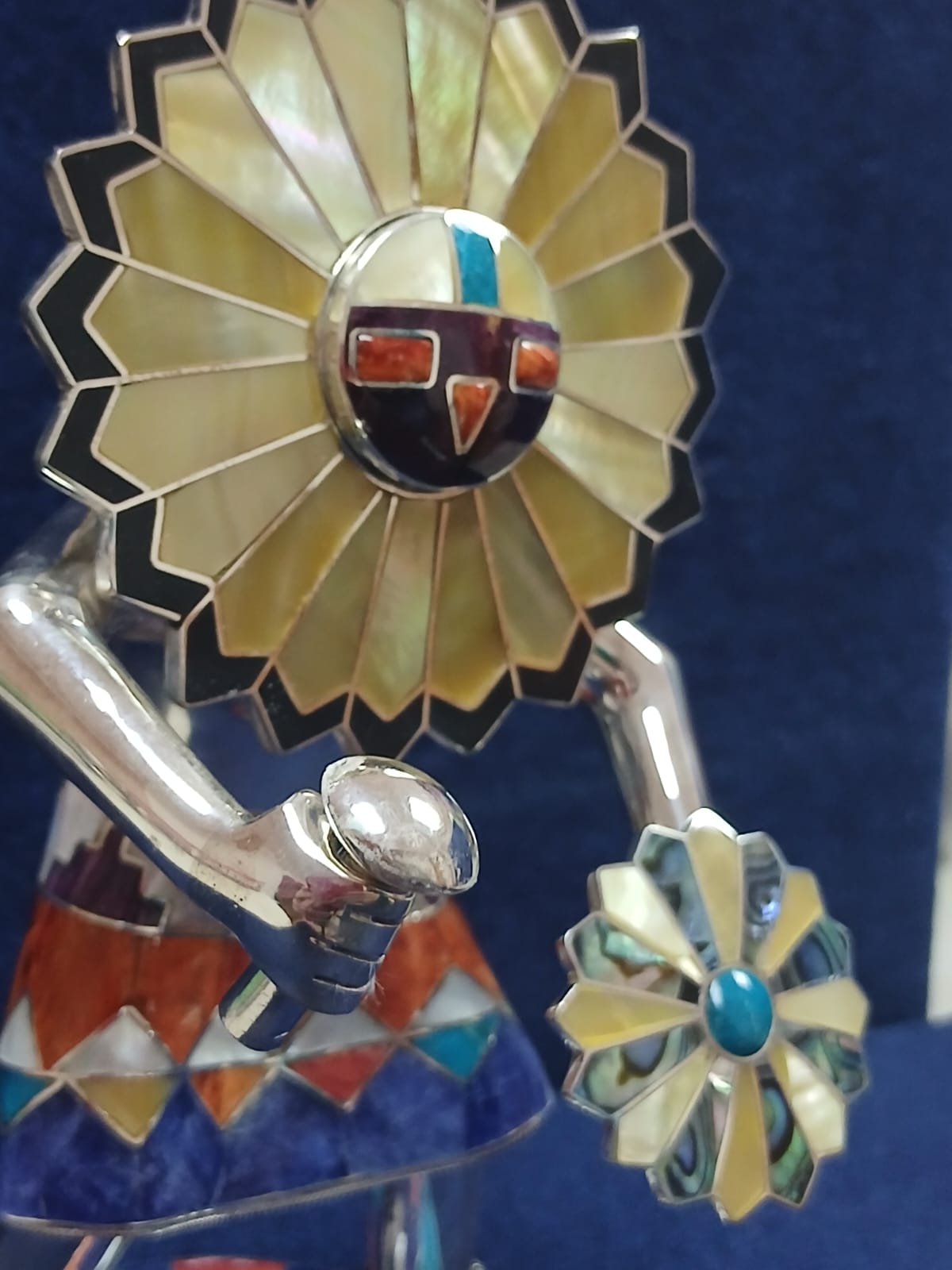 Sun Dancer Silver Figurine