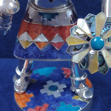 Estimated Sun Dancer Silver Figurine