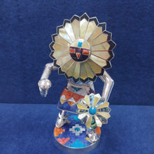 Estimated Sun Dancer Silver Figurine