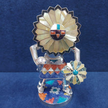 Estimated Sun Dancer Silver Figurine