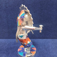 Estimated Sun Dancer Silver Figurine