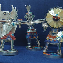 Estimated Inca Silver Musician Figurine Trio