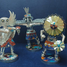 Estimated Inca Silver Musician Figurine Trio