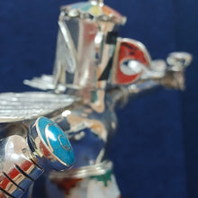 Estimated Condor Flautist Silver Figurine
