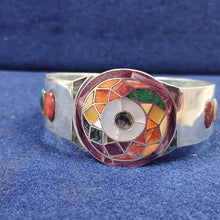 Estimated Spiral Mosaic Cuff Bracelet