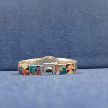 Estimated Spiral Mosaic Cuff Bracelet