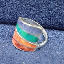 Estimated Geometric Mosaic Band Ring